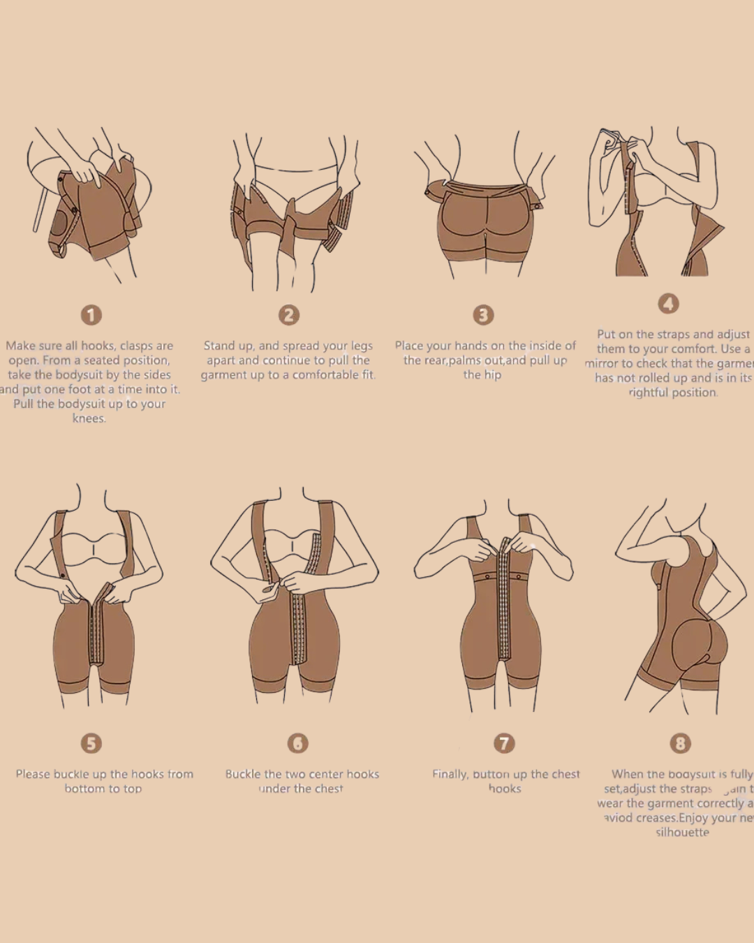 1801 - Medium Control Colombian Bodysuit - Abdomen & Tummy Shaping
