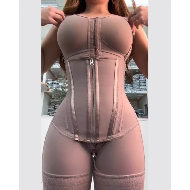 7474 High Compression Abdomen Control Body Shaper – Smooth, Push-Up, Sexy Colombian Shapewear for Women