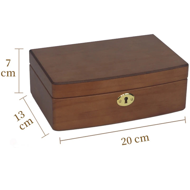 handmade New Wood Jewelry Storage Box Display Earring Rings Box Jewelry Organizer Box Luxury Jewelry Gift Packaging Box Bracelet Package