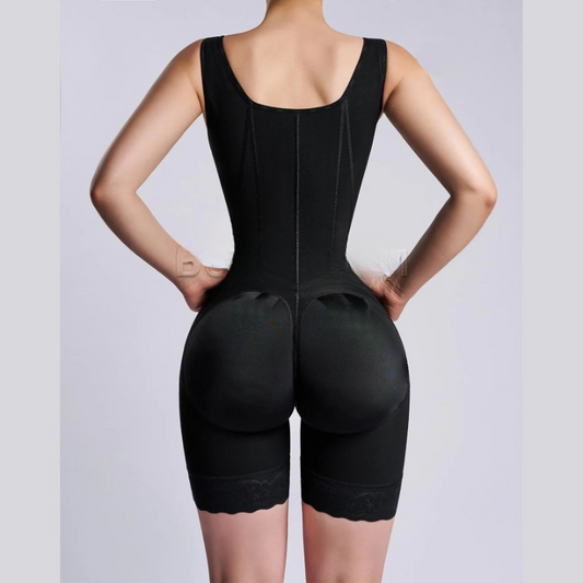 3947 Women's Open Chest Girdle – Colombian High Waist Trainer, Slimming Post-Surgery Shapewear Bodysuit
