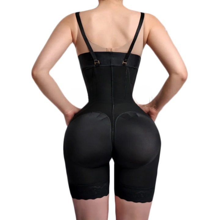 3947 Women's Open Chest Girdle – Colombian High Waist Trainer, Slimming Post-Surgery Shapewear Bodysuit