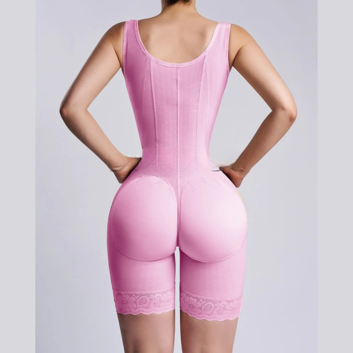 3947 Women's Open Chest Girdle – Colombian High Waist Trainer, Slimming Post-Surgery Shapewear Bodysuit