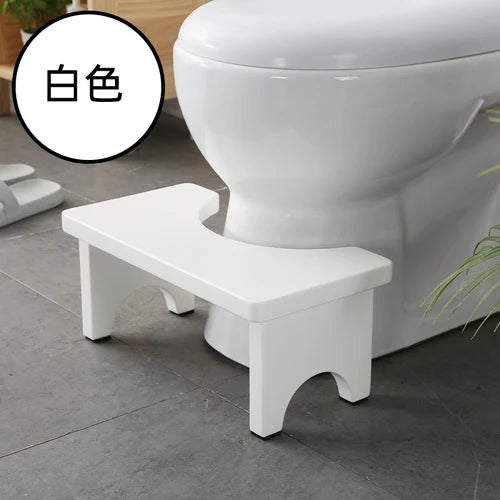 HANDMADE FOOTSTOOL Solid Wood Toilet Footstool, Squatting Pit Chair, Home Furniture