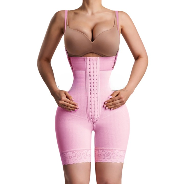 3947 Women's Open Chest Girdle – Colombian High Waist Trainer, Slimming Post-Surgery Shapewear Bodysuit