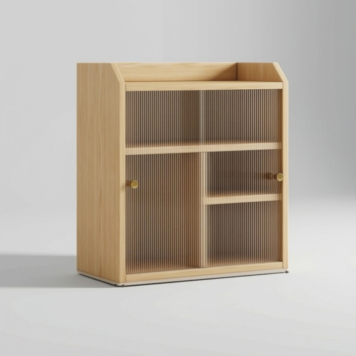 Space-Saving All-in-One Desktop Vanity & Bookshelf with Mirror | 3-Tier Multifunction Storage Organizer