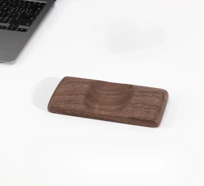 HANDMADE Walnut Wood Plam Rest Custom Solid Wood Palm Stress Mechanical Keyboard Wooden Wrist Rest Split Keyboard Office Game Accessories