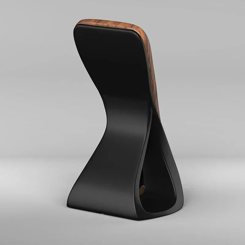 WOODEN HANDMADE Msgsafe HOLDER  Mobile Phone Stand Custom Design Wooden Magnetic Charger Bracket Desktop Creative Lazy Wireless Charging Phone Holder
