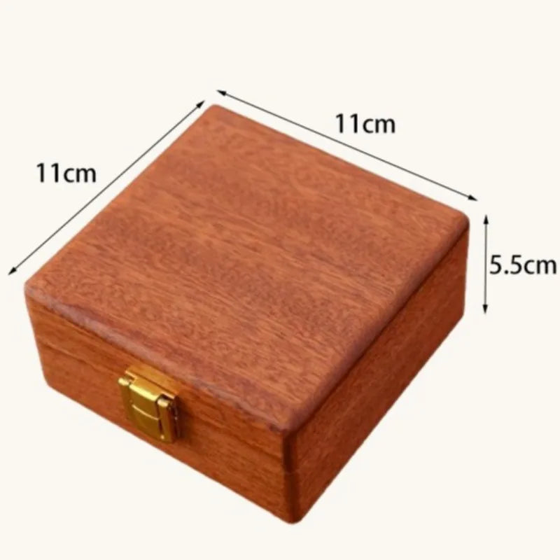 HANDMADE Solid Wood Jewelry Storage Box Mini Jewellery Organizer Case Travel Necklace Ring Cases Trinket Earrings Pendant Bracelet Boxes