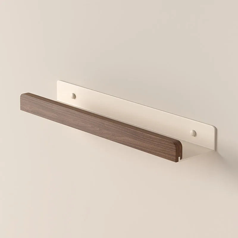 HANDMADE White Aluminum Bathroom Shelving Wall-mounted Bathroom Shower Storage Rack Towel Rack Shelves Bathroom Shelf With Rod