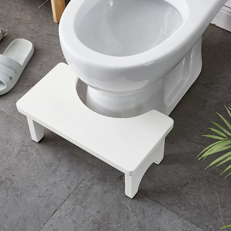 HANDMADE FOOTSTOOL Solid Wood Toilet Footstool, Squatting Pit Chair, Home Furniture