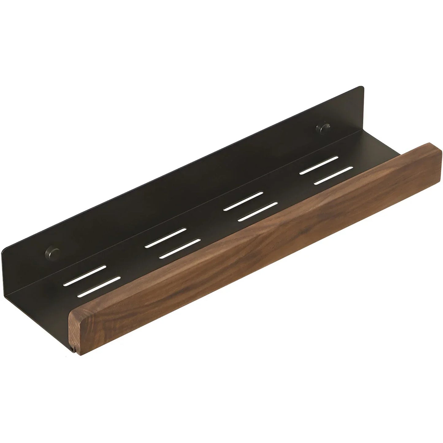 HANDMADE Black Walnut Wood Bathroom Storage Shelf Wall Mounted Toilet Non Perforated Bathroom Storage Rack  Bathroom organizer