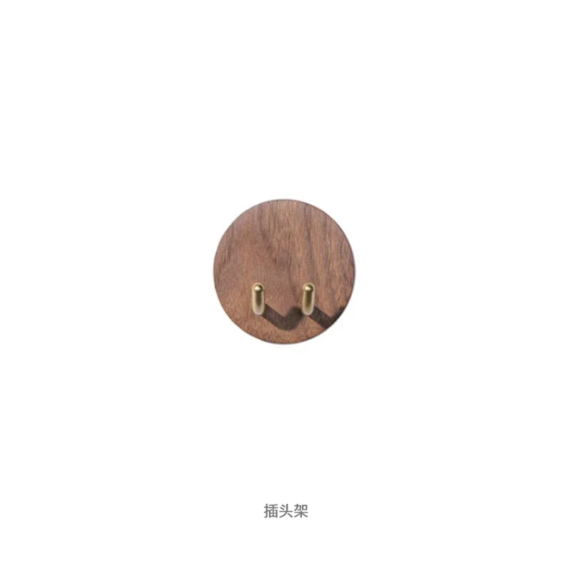 HANDMADE Bathroom Curling Iron Stand Universal No-perforated Wood Wall Hanging For Dyson Styling Rack Hairdresser Storage Accessories