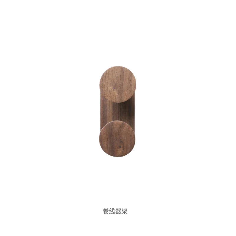 HANDMADE Bathroom Curling Iron Stand Universal No-perforated Wood Wall Hanging For Dyson Styling Rack Hairdresser Storage Accessories