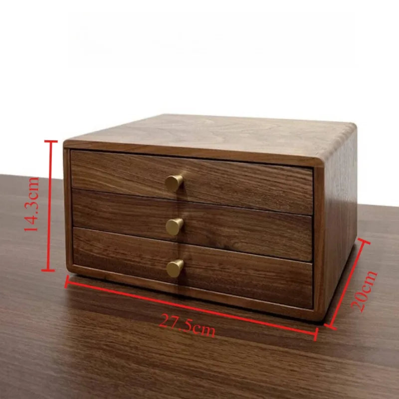 HANDMADE Solid Wood Jewellery Organizer Box Large Jewelry Storage Boxes Exhibitor Ring Necklace Cases Wholesale Travel Jewelry Case