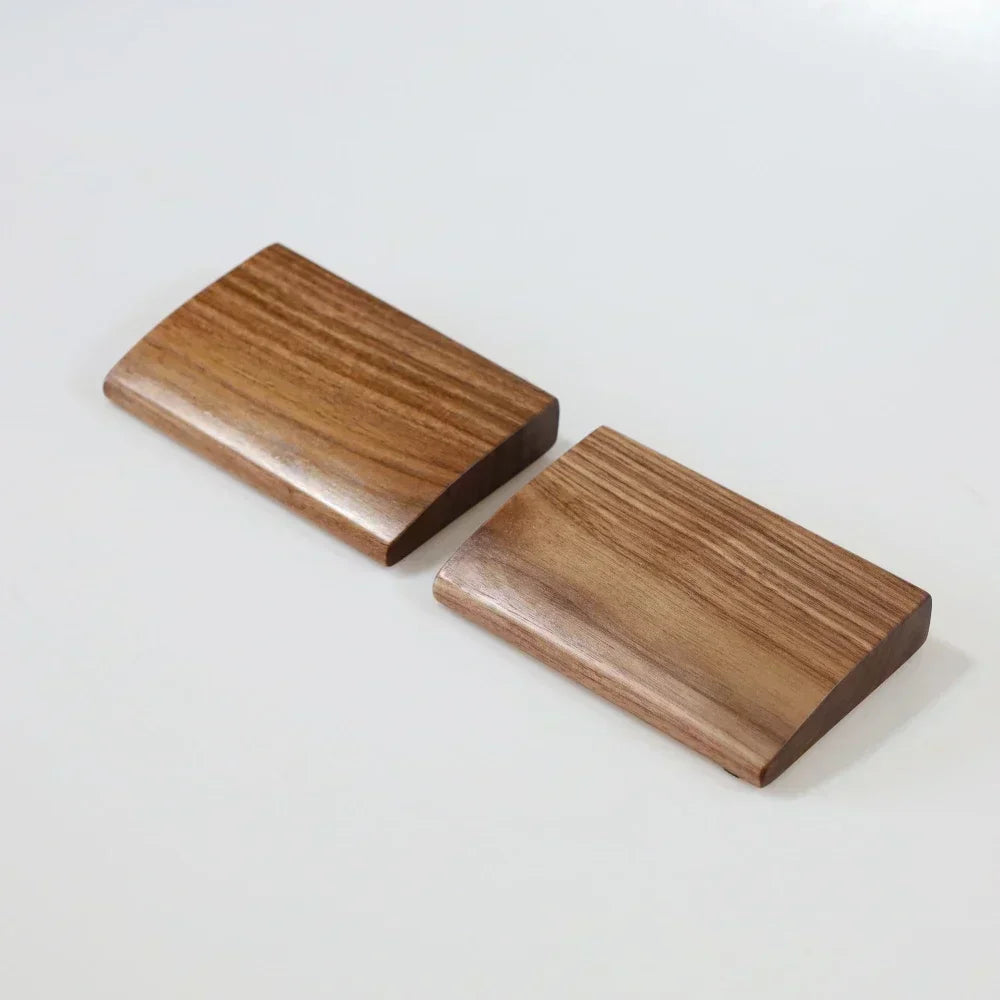 HANDMADE Walnut Wood Plam Rest Custom Solid Wood Palm Stress Mechanical Keyboard Wooden Wrist Rest Split Keyboard Office Game Accessories