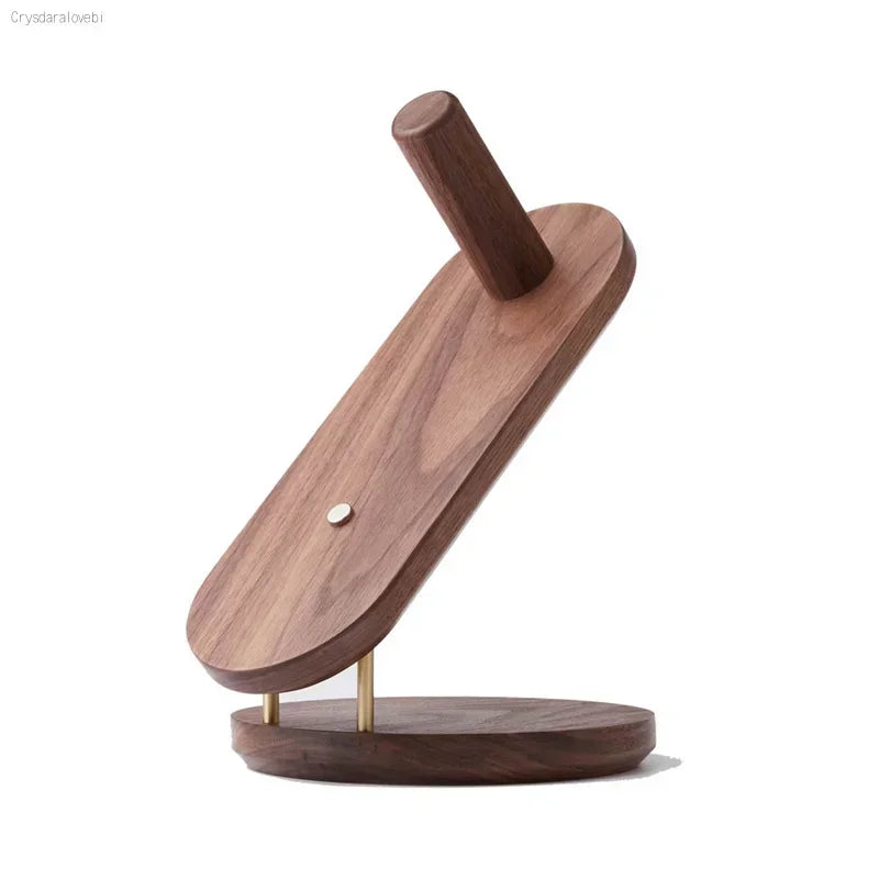 Wall Mount Hair Dryer Holder for Dyson Supersonic Hair Dryer Storage Rack Walnut Beech Wood Hair Dryer Bracket Bathroom Tools