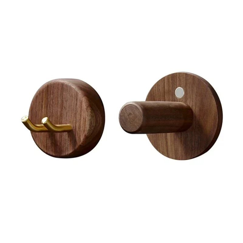 HANDMADE Wall Mounted Hair Dryer Holder Set For DRYER Solid Wood Hair Dryer Bracket Stand Bathroom Sets Rack Organizer Shelves