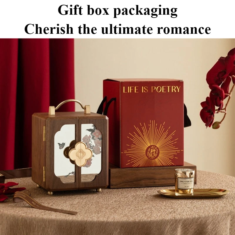 HANDMADE Wooden Retro Jewelry Box Luxury Bracelet Ring Storage Case Large Capacity Jewelry Storage Boxes Fashion Necklace Organizer Cases