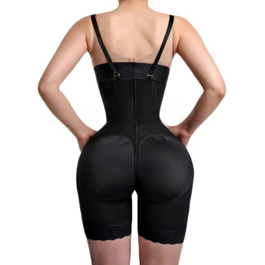 3947 Women's Open Chest Girdle – Colombian High Waist Trainer, Slimming Post-Surgery Shapewear Bodysuit
