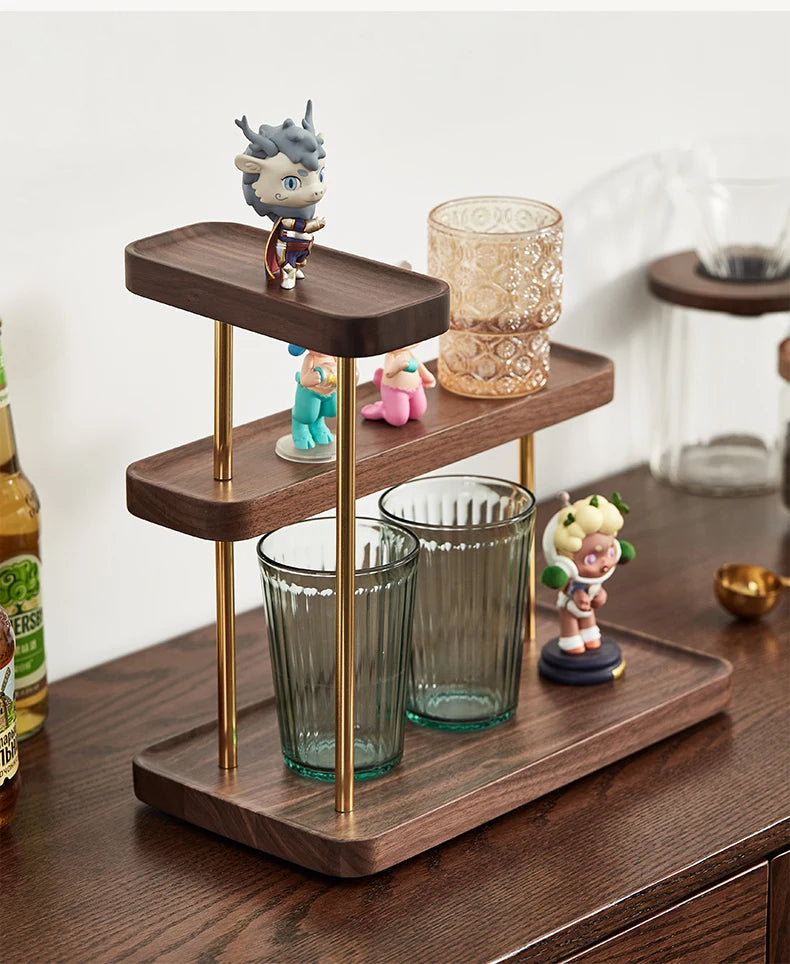 HANDMADE EUA PERFUM STAND Light Luxury Organizer for CosmeticsSolid Wood Storage BoxesMulti-Functional Makeup Storage Strong Load-Bearing Jewelry Stand