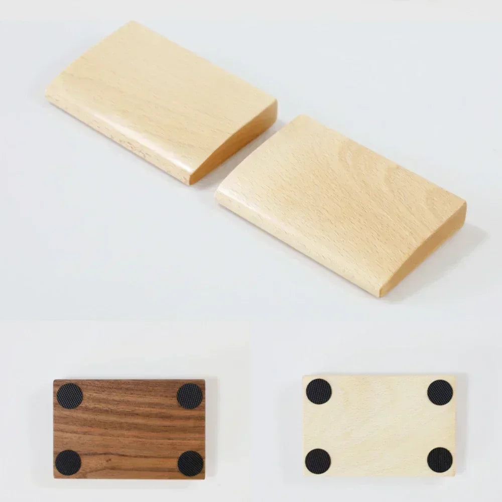 HANDMADE Walnut Wood Plam Rest Custom Solid Wood Palm Stress Mechanical Keyboard Wooden Wrist Rest Split Keyboard Office Game Accessories