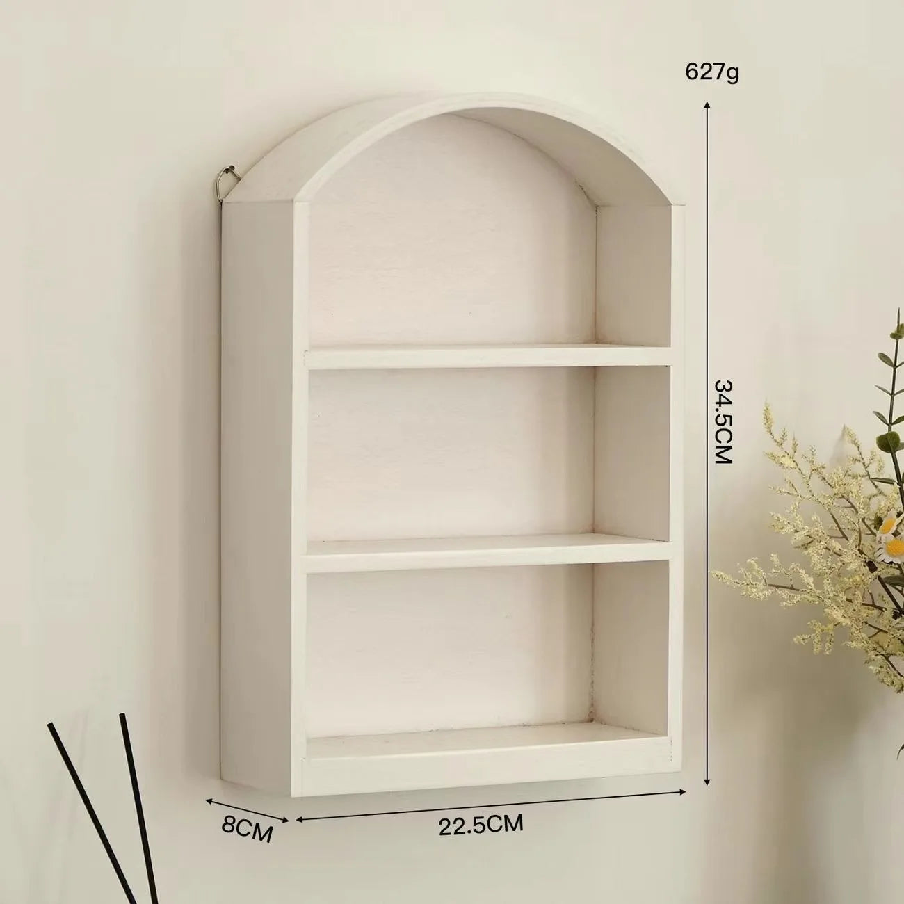 handmade Wall-mounted Wood Storage Cabinet Retro Desktop Storage Holder Rack Dustproof Sundries Cosmetic Storage Box Doll Toy Showcase