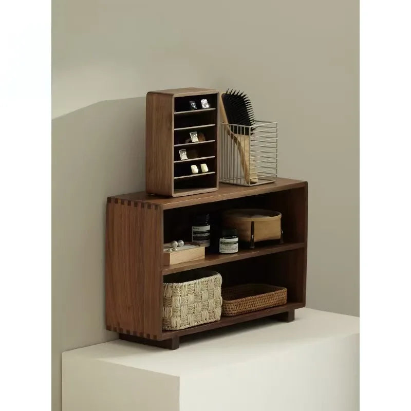 HANDMADE LIPSTICKS ORGANIZER STORAGE Multi-Tier Stepped Solid Wood Cosmetic Organizer, Vertical Desktop Lipstick & Makeup Storage Box for Bedroom