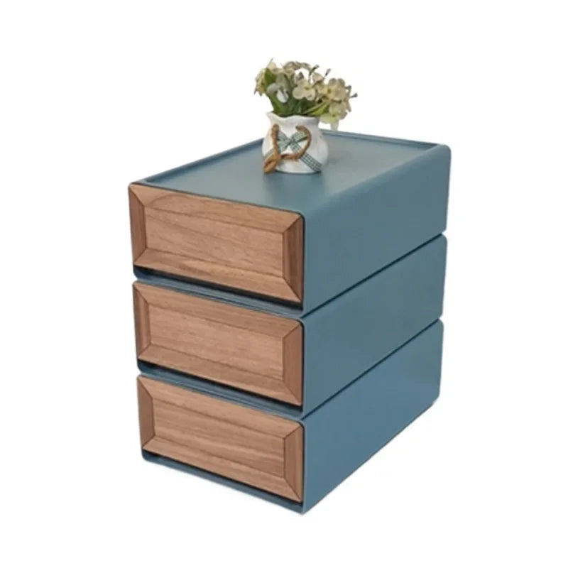 handmade Black Walnut Solid Wood Veneer Storage Box Multi-functional Household Underwear Storage Drawer Can Be Stacked Office Organizer