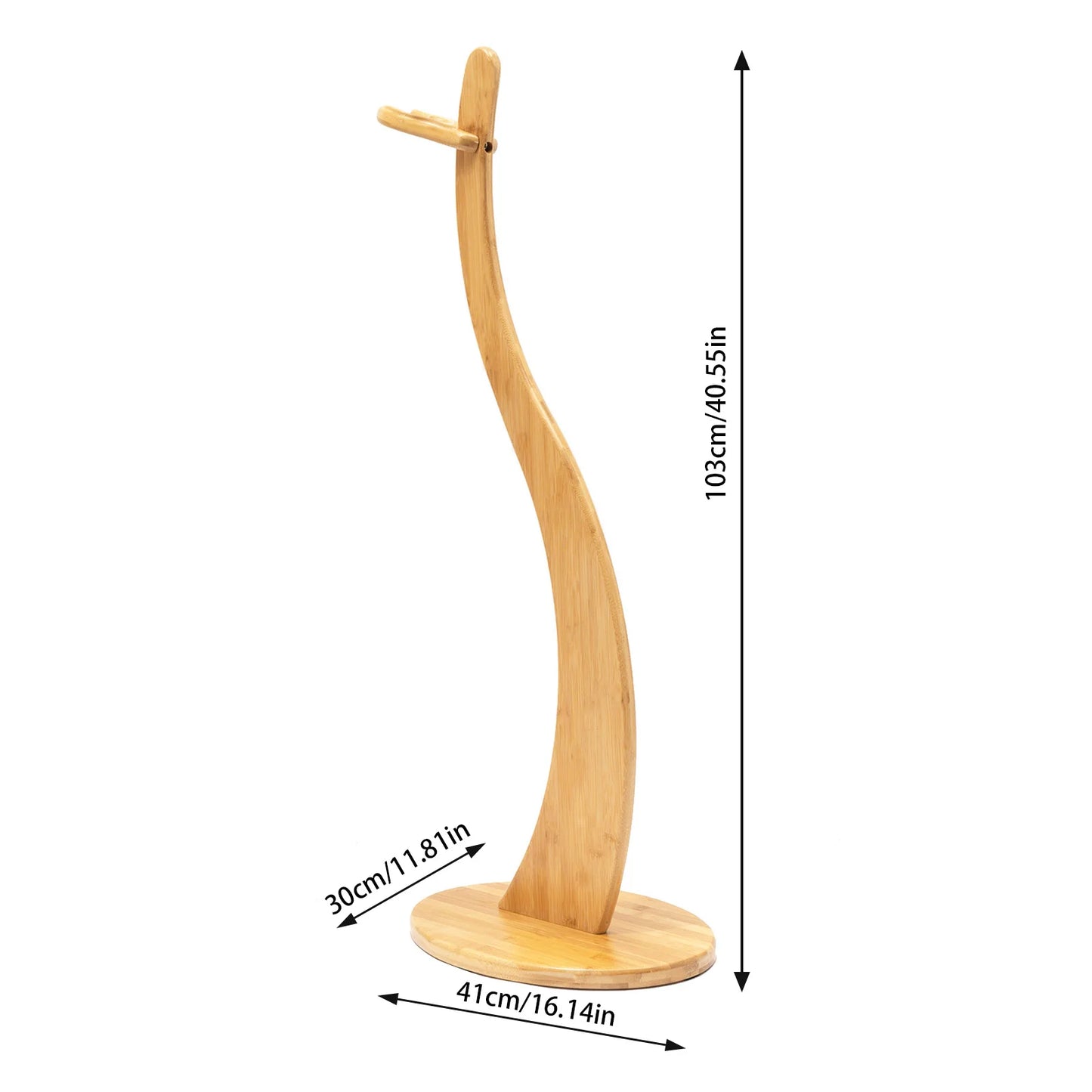 HANDMADE Bamboo Guitar Stand for Acoustic Electric Classical Guitar Ukulele and Banjos Non Slip Bottom Pad Stable Holder