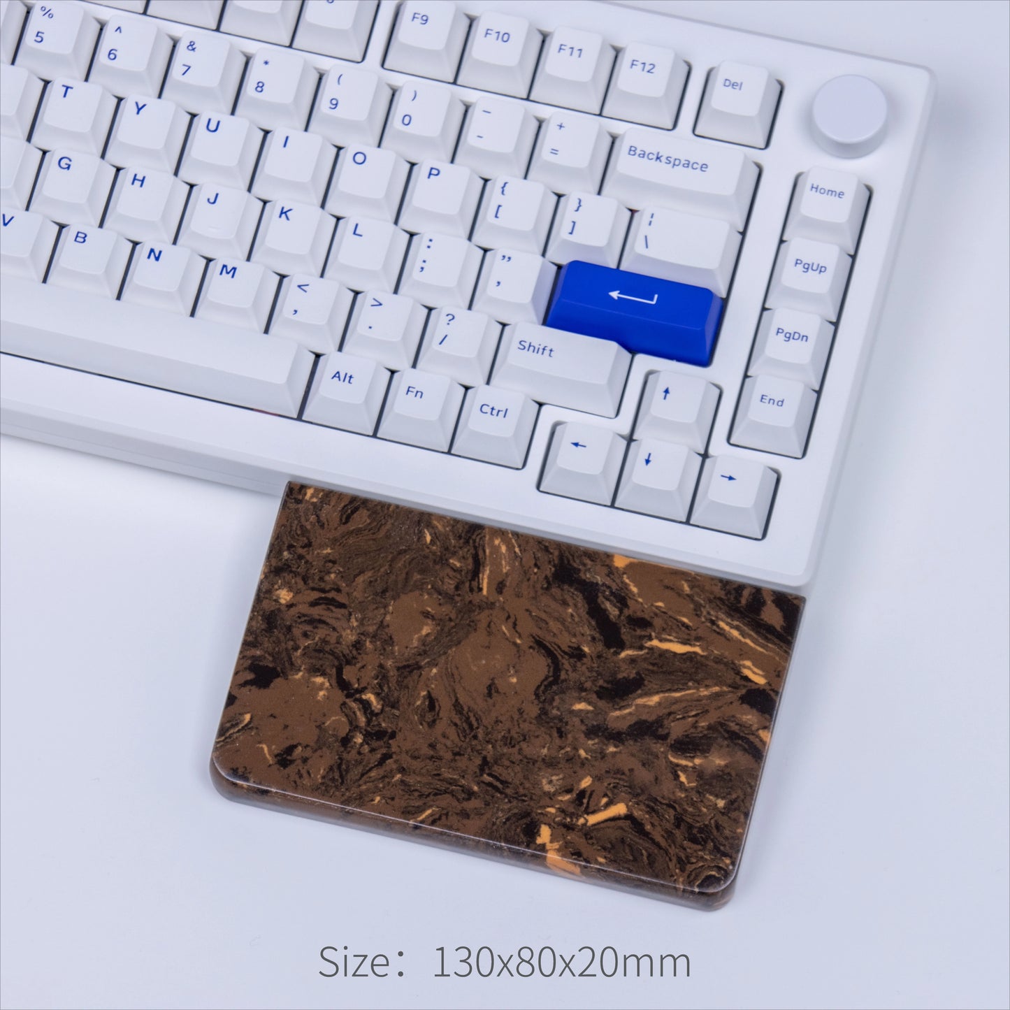 HANDMADE Walnut Wood Plam Rest Custom Solid Wood Palm Stress Mechanical Keyboard Wooden Wrist Rest Split Keyboard Office Game Accessories