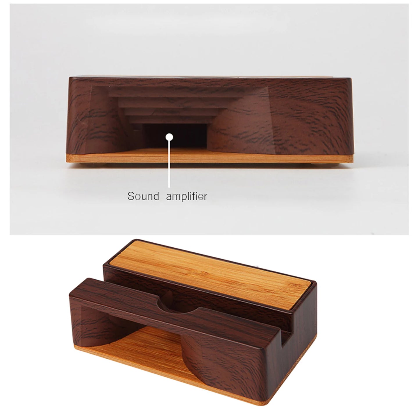 handmade Multifunctional mobile phone holder, natural physical amplification.