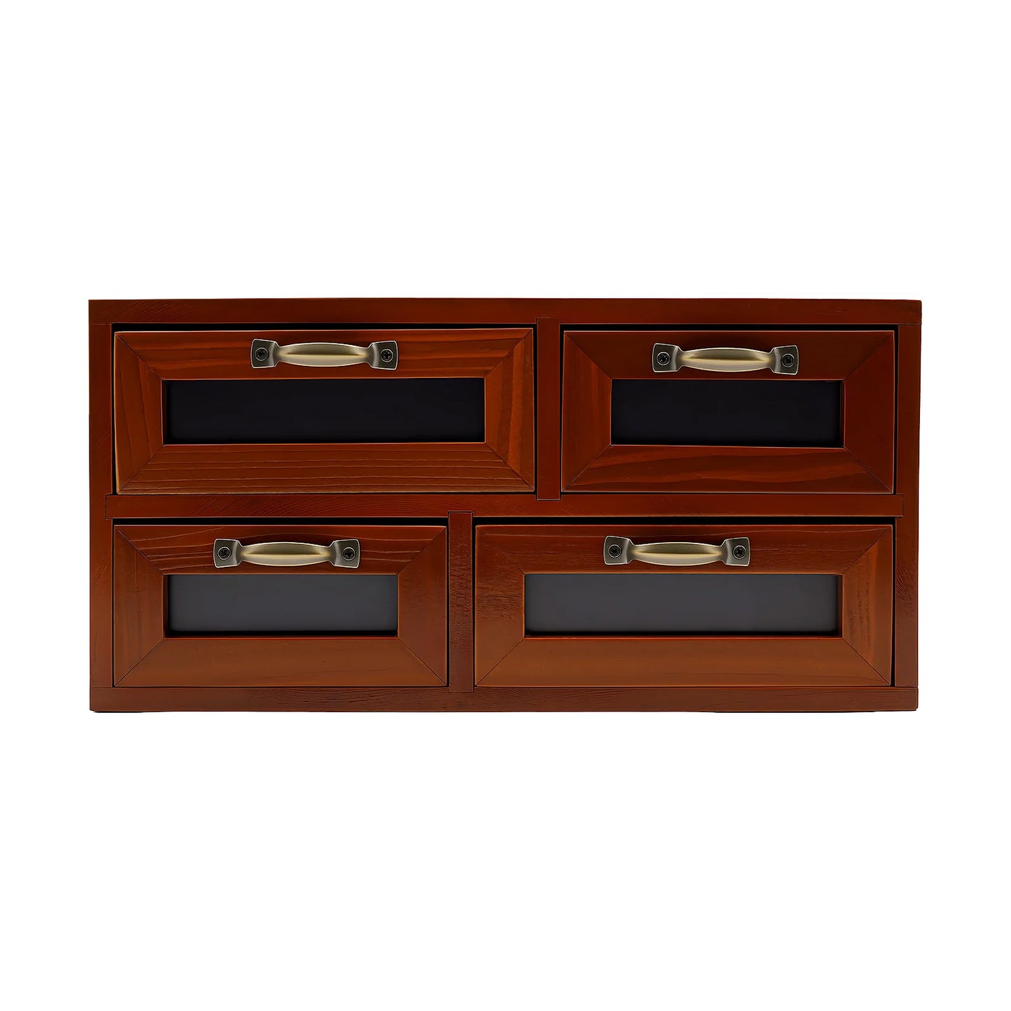 HANDMADE Retro Desk Organizer With Drawers, Wooden Desktop Storage Cabinet, Storage Box For Craftsmen To Organize Sewing Pins, Buttons