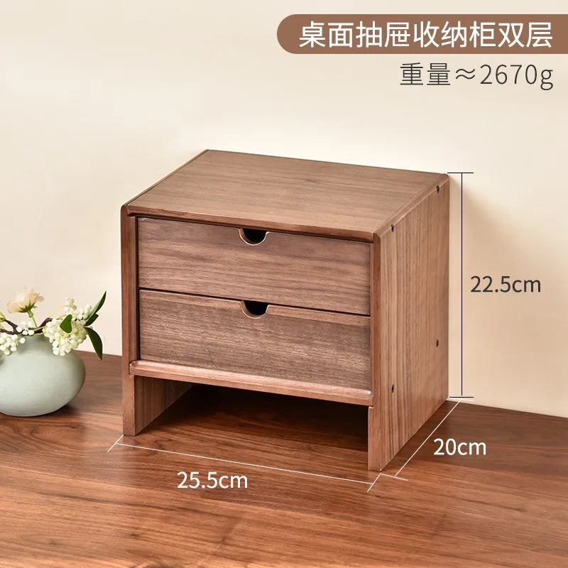 HANDMADE OAK WOOD SCREEN HOLDER WITH CHARGERS Desktop Monitor Riser Office Computer Stand with USB Extension Solid Wood Drawer Organizer Space-Saving Storage Frame for Desk