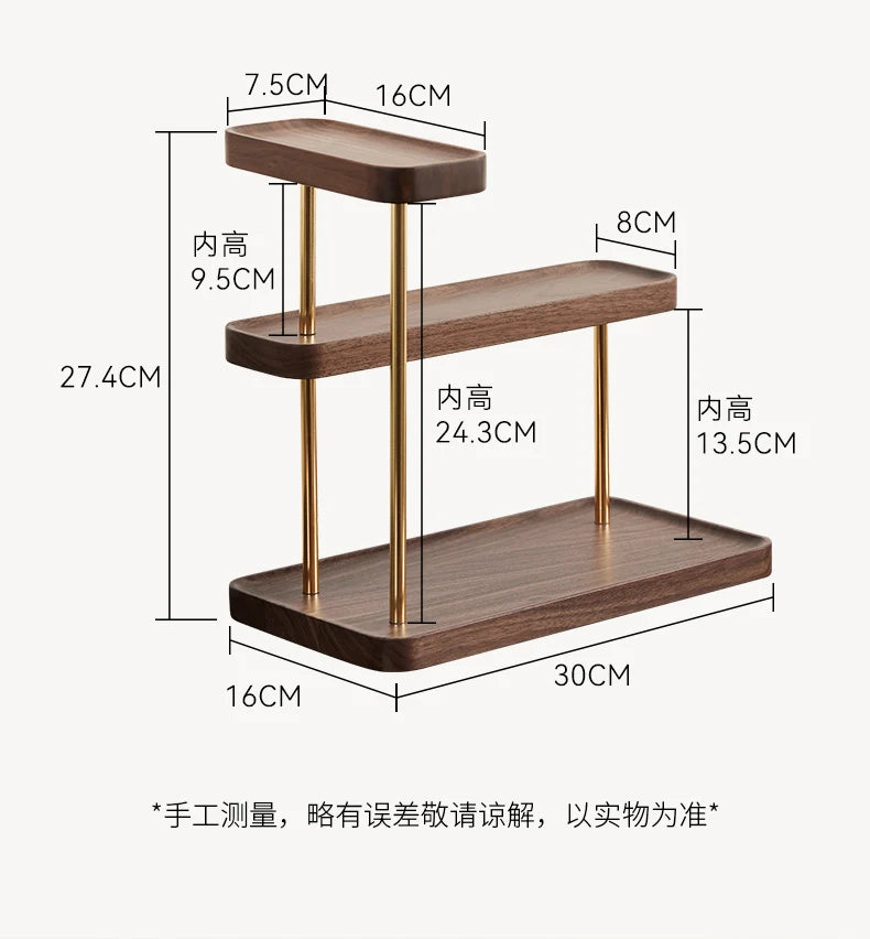 HANDMADE EUA PERFUM STAND Light Luxury Organizer for CosmeticsSolid Wood Storage BoxesMulti-Functional Makeup Storage Strong Load-Bearing Jewelry Stand