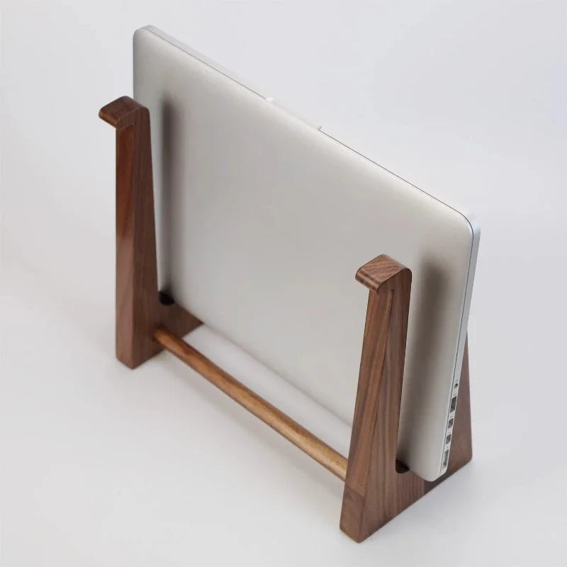 HANDMADE Laptop Stand Custom Walnut Wood Height Increasing Storage Bracket Magic Keyboard Holder Base Stand Laptop Accessories for Gifts