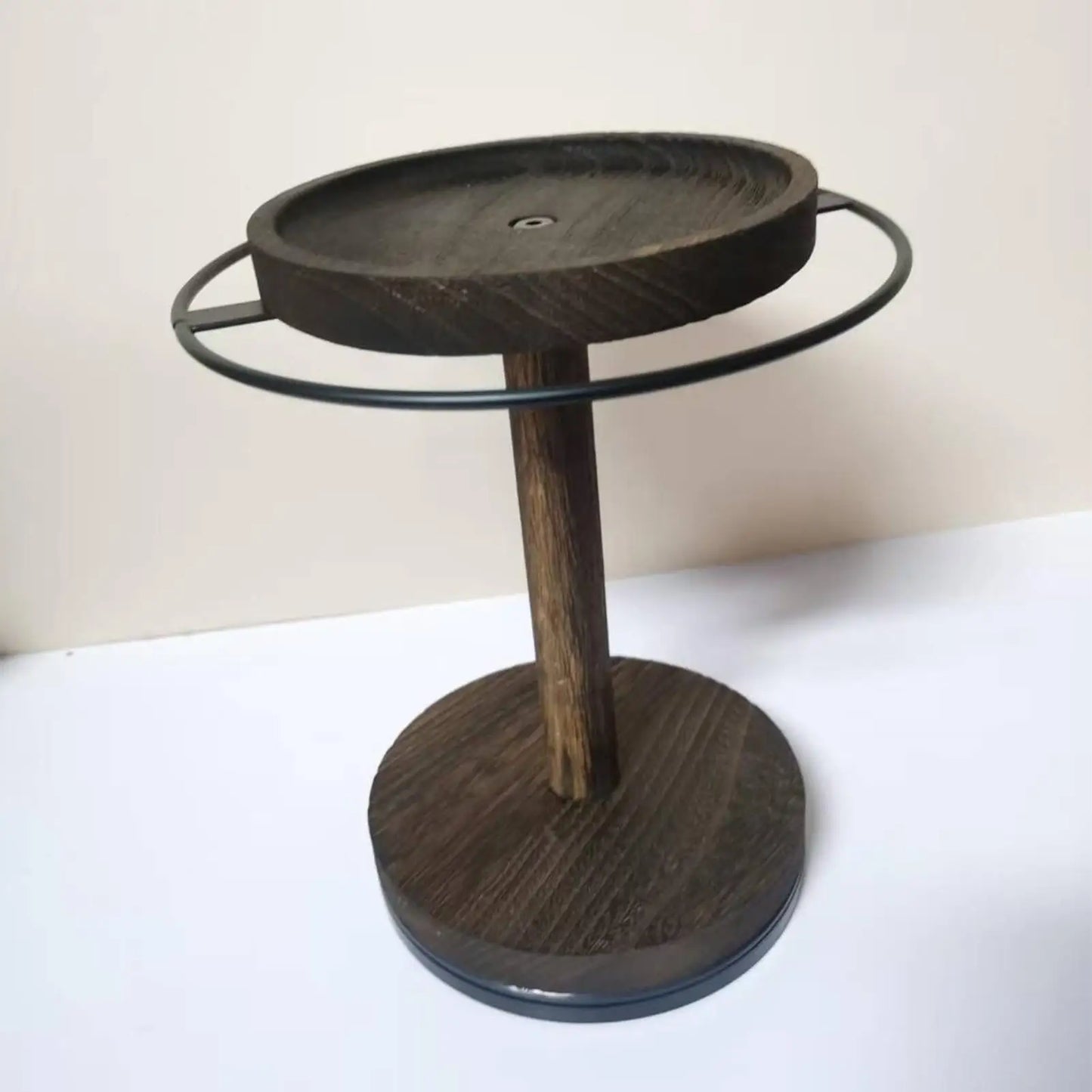 HANDMADE Sunglass Organizer 360 Degree Rotating Sunglasses Stand With Tray And Base Wooden Eyeglass Display Rack For Bedroom Desk Bedside