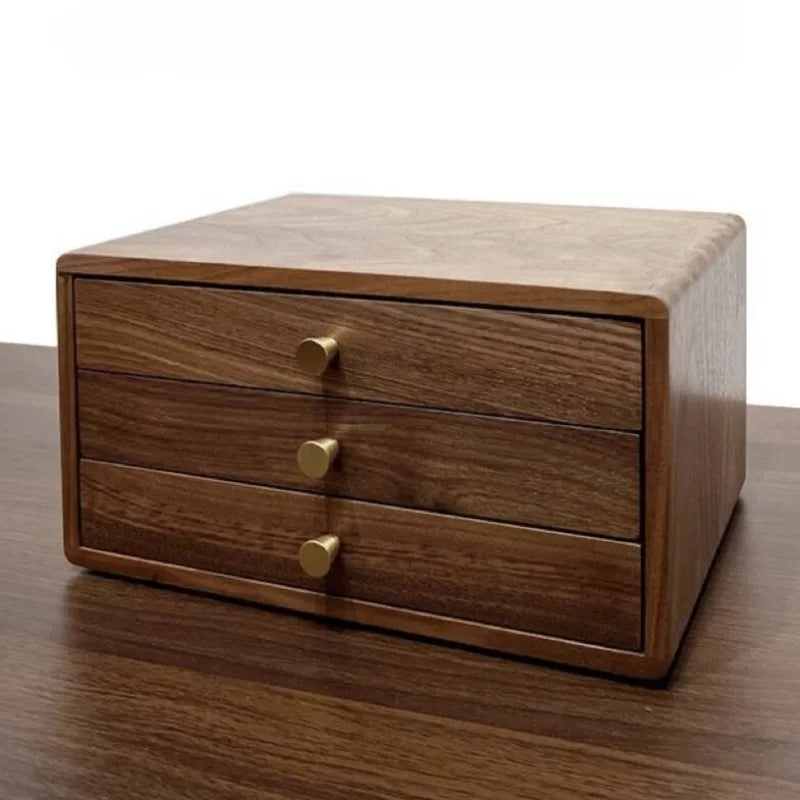 HANDMADE Solid Wood Jewellery Organizer Box Large Jewelry Storage Boxes Exhibitor Ring Necklace Cases Wholesale Travel Jewelry Case