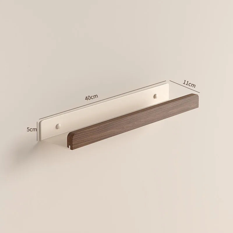 HANDMADE White Aluminum Bathroom Shelving Wall-mounted Bathroom Shower Storage Rack Towel Rack Shelves Bathroom Shelf With Rod